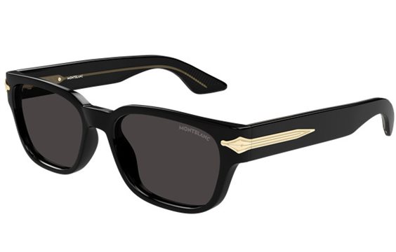 Gafas de sol Montblanc Hombre MB0479S001-BLACK-BLACK-GREY55 - MB0479S001-BLACK-BLACK-GREY55